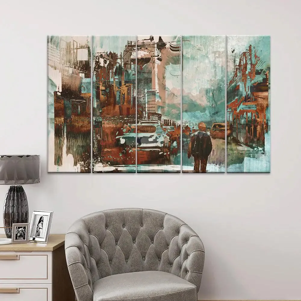 Imaginative World Split Wall Art Set of 5