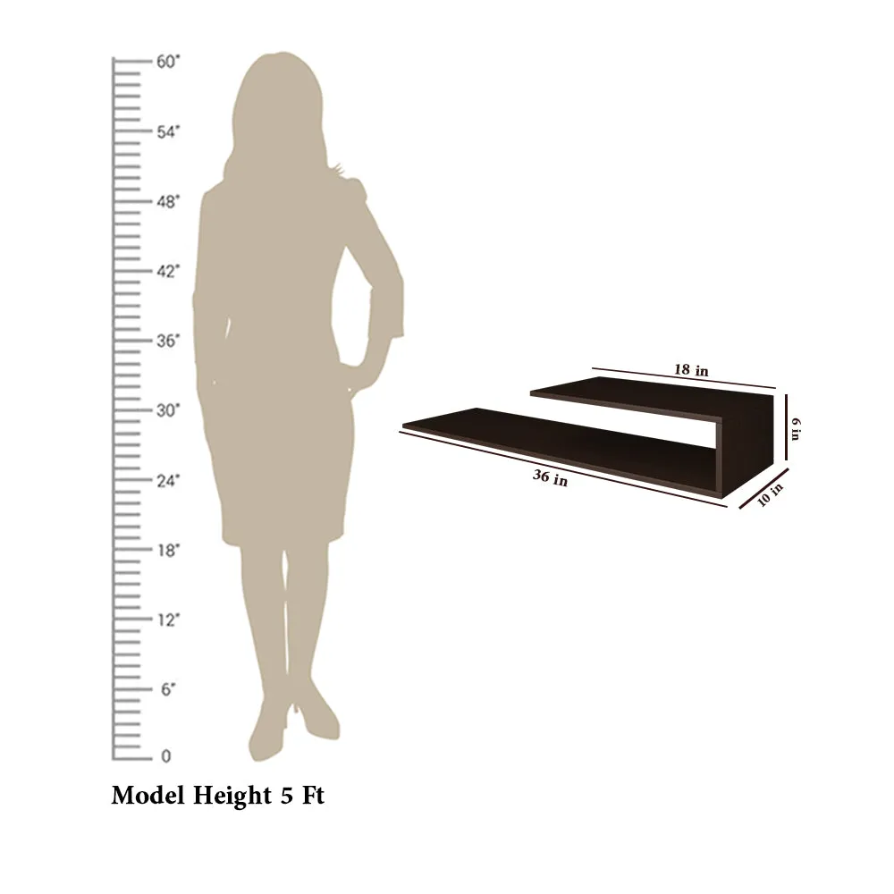 Imbuia Natural Walnut Minimalist Wooden Tv Unit