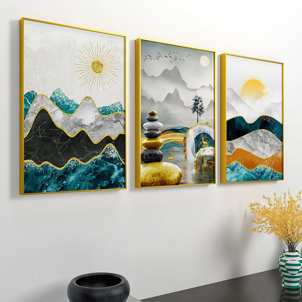 In The Mountains Frames Set Of 3