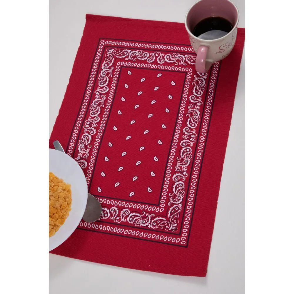 Inde Block Print Table Placemat/ Table Mat (Set of 2)