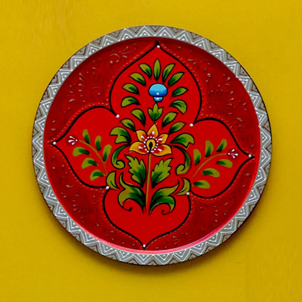 Indian Culture Themed Set of 3 Wallplates