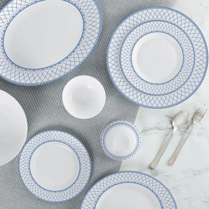 Infinity Blue Dinner Set of 29 Pieces