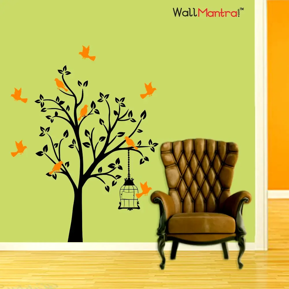 Innovative Bird Tree Wall Sticker And Wall Decal