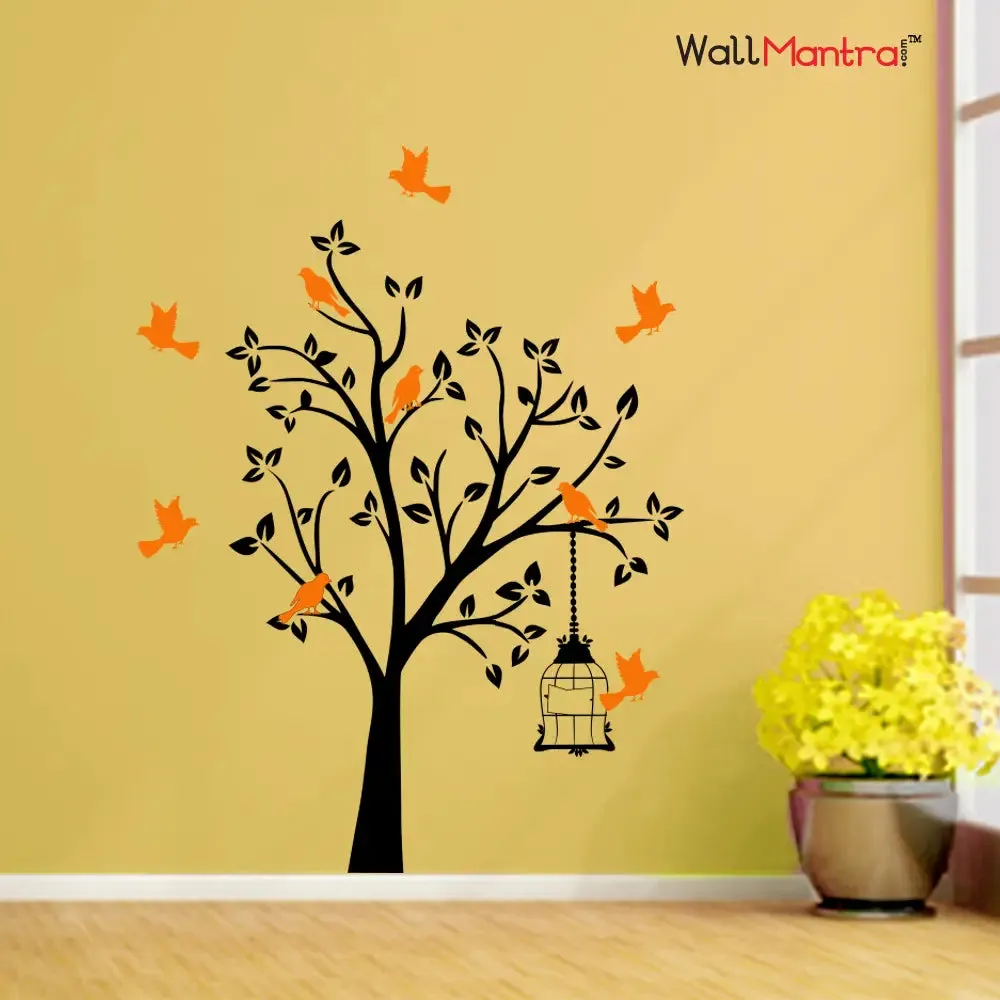 Innovative Bird Tree Wall Sticker And Wall Decal
