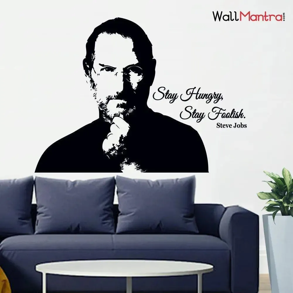 Inspirational Steve Jobs Wall Decal Wall Sticker