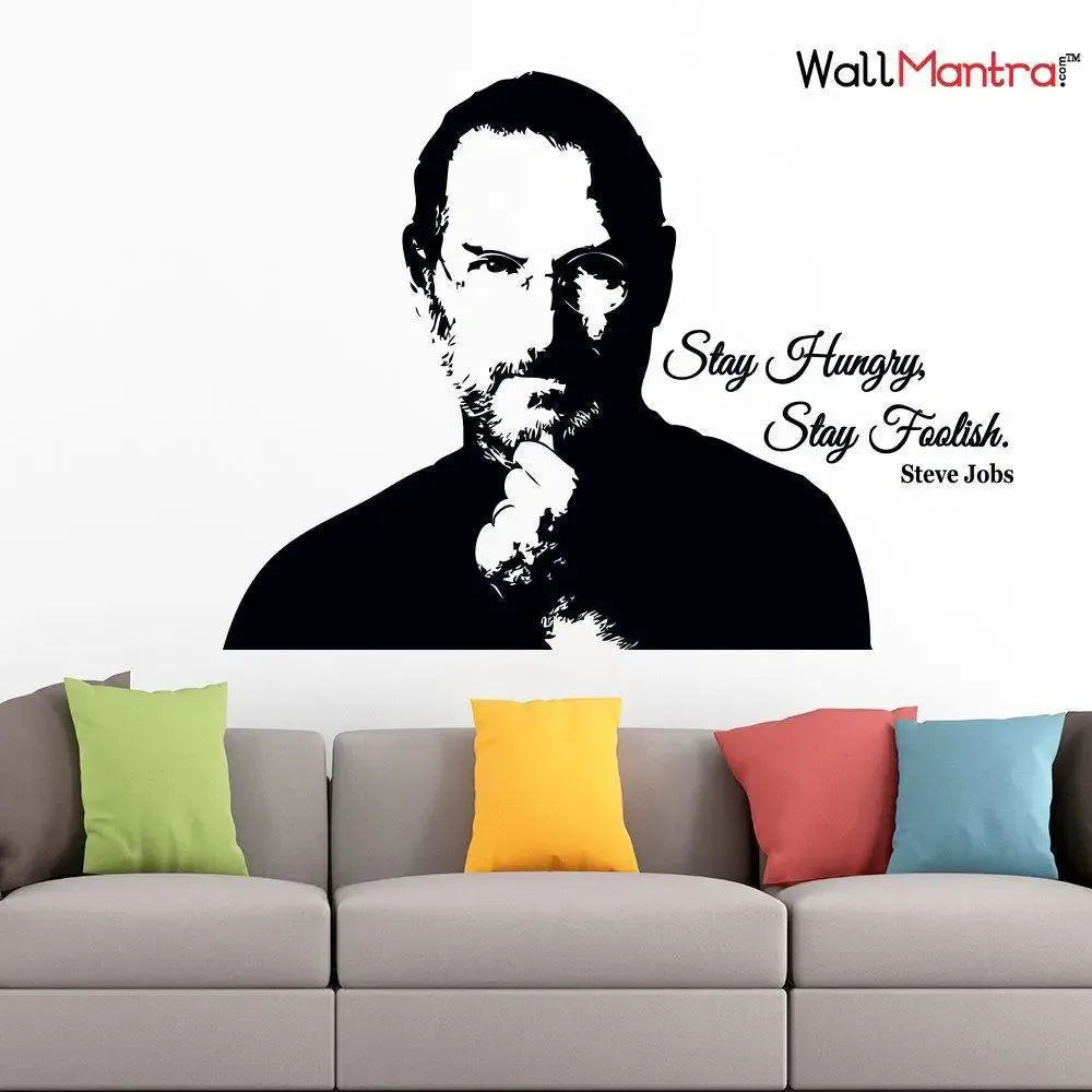 Inspirational Steve Jobs Wall Decal Wall Sticker