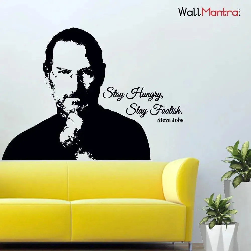 Inspirational Steve Jobs Wall Decal Wall Sticker