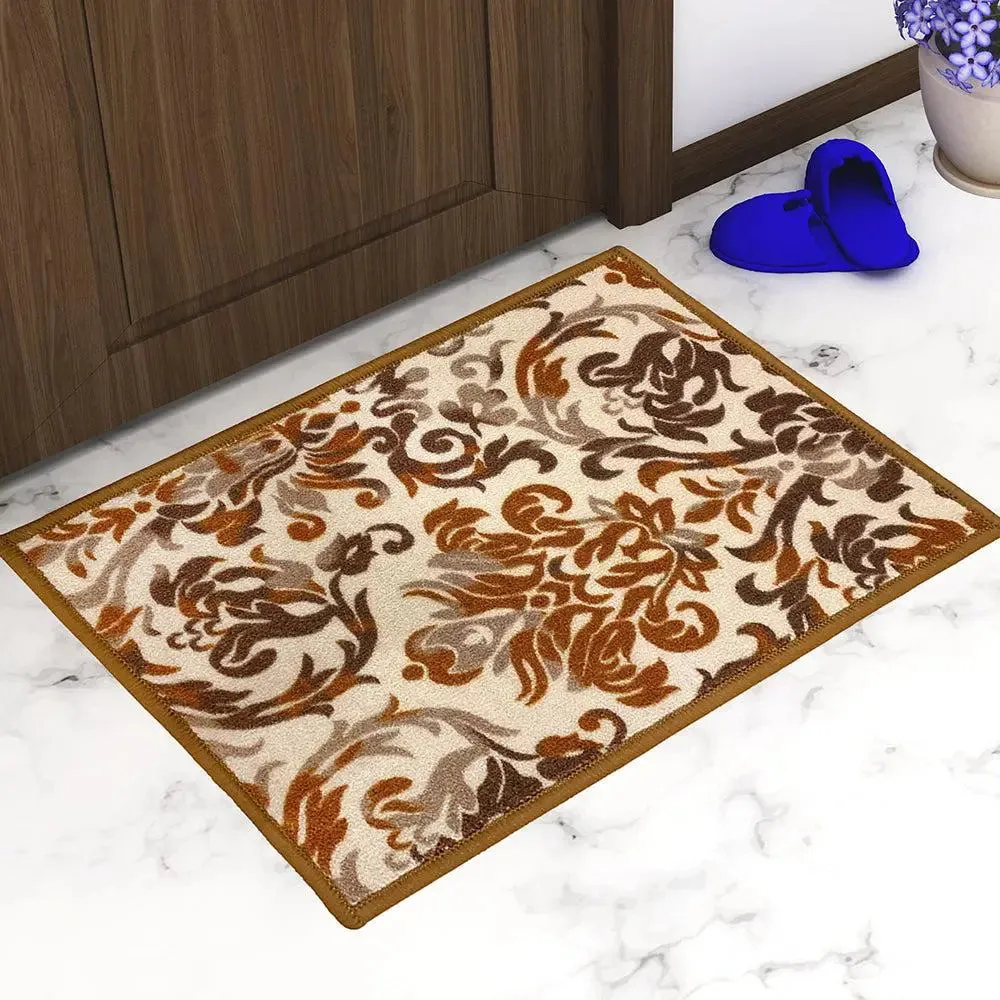 Intricate Ethnic Multicolor Printed Premium Doormat (14 X 22 )Inches Single Piece
