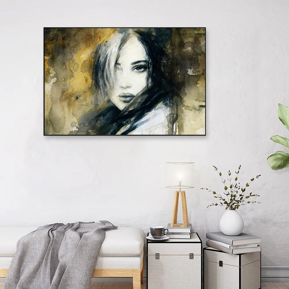 Isolated yet Connected Framed Wall Art With Floating Frame