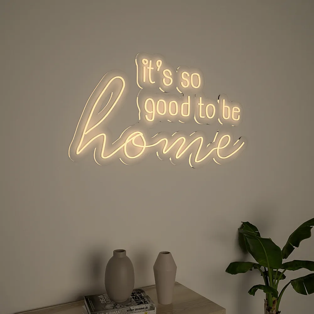 Its So Good to be Home Neon LED Light (Available in Multiple Colors) Blue