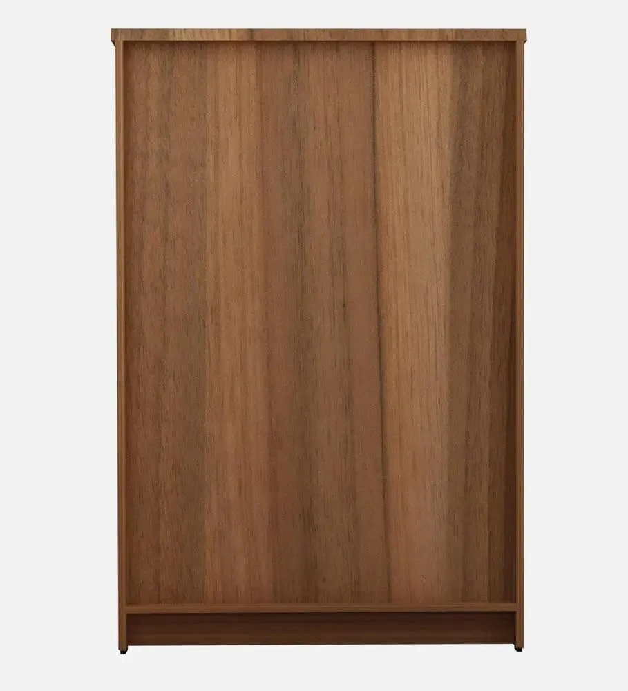 Ivory and Brown Solid Wooden Spacious Bookshelf & Cabinet