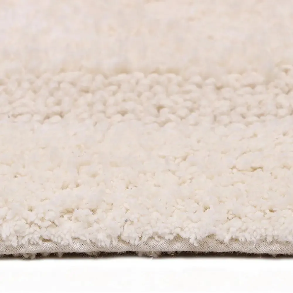 Ivory Designer Cotton Bath Runner (55x150) cm