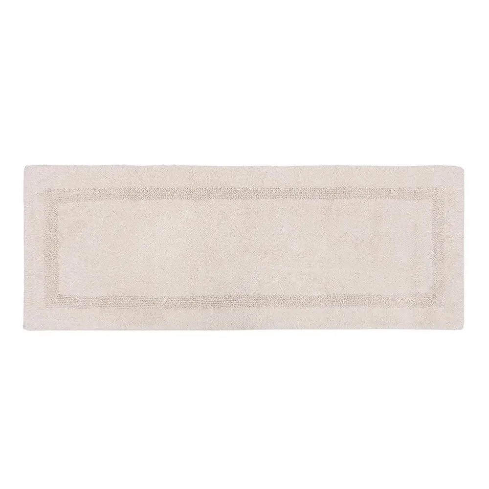 Ivory Designer Cotton Bath Runner (55x150) cm