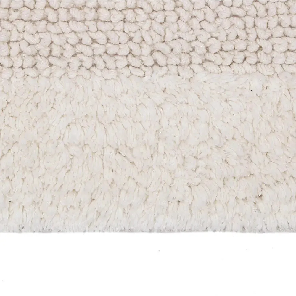 Ivory Designer Cotton Bath Runner (55x150) cm