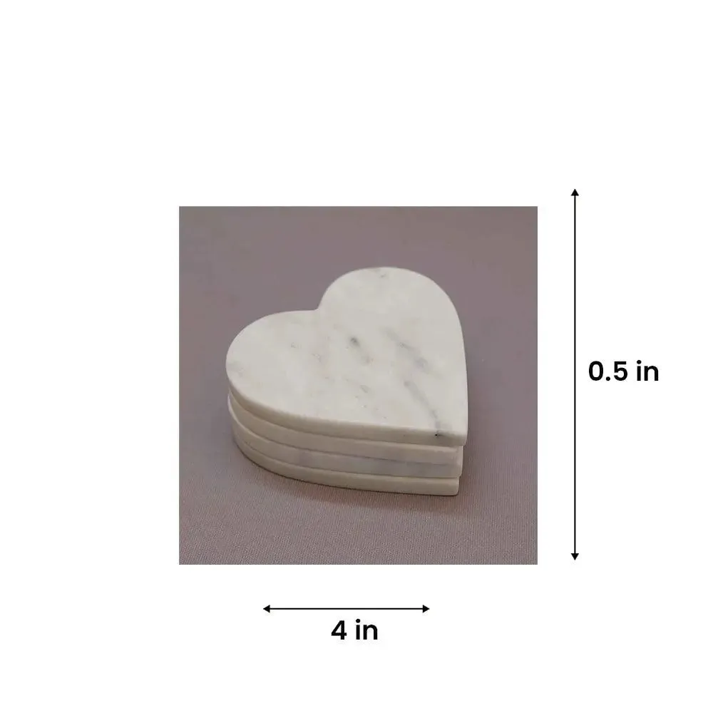 Ivory Marble Coaster Set