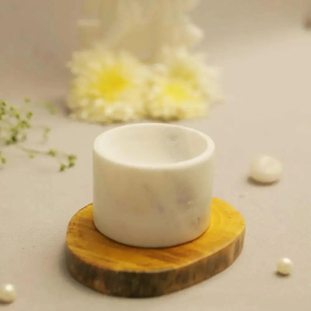 Ivory Marble Soapstone Incense Stick Holder