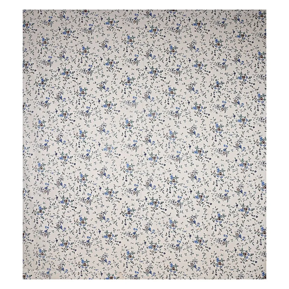 Jaipur Fabric Blue Entangled Flora Super Soft Cotton Single Bedsheet Pink