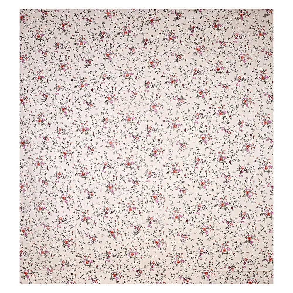 Jaipur Fabric Blue Entangled Flora Super Soft Cotton Single Bedsheet Pink