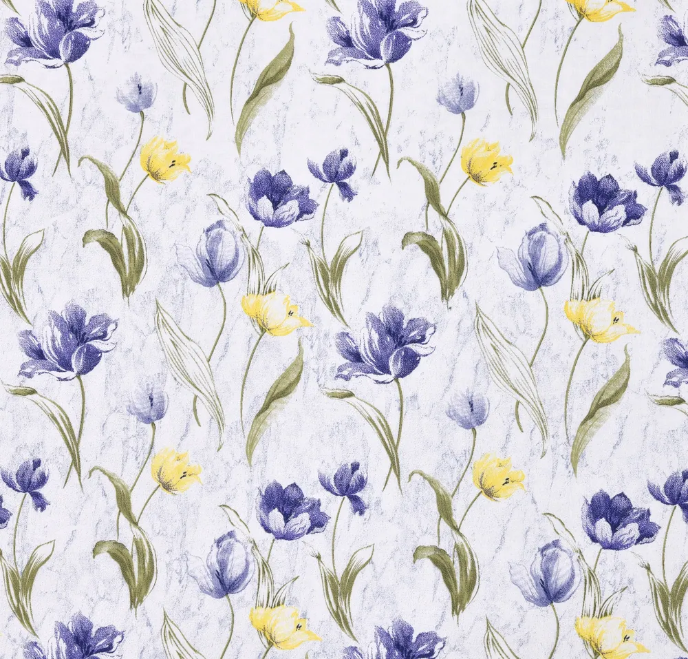 Jaipur Fabric Blue Floral Print Pure Cotton Reversible Double Bed Summer Blanket