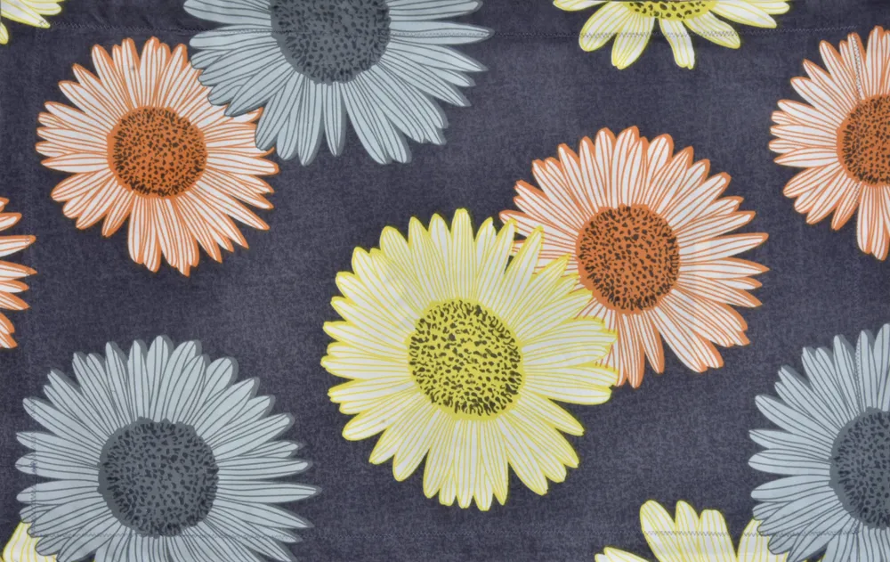Jaipur Fabric Bold Floral Designer Super Soft Polymix Double Bedsheet