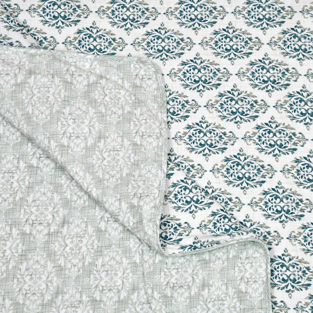 Jaipur Fabric Classic Ethnic Patterned Reversible Double Bed Summer Blanket Pink