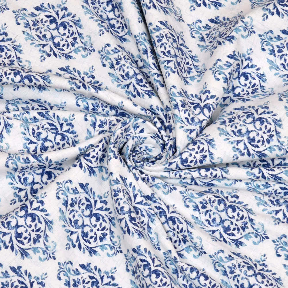 Jaipur Fabric Classic Ethnic Patterned Reversible Double Bed Summer Blanket Pink