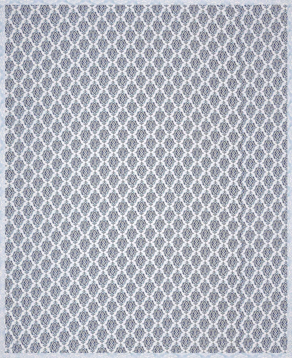 Jaipur Fabric Classic Ethnic Patterned Reversible Double Bed Summer Blanket Pink