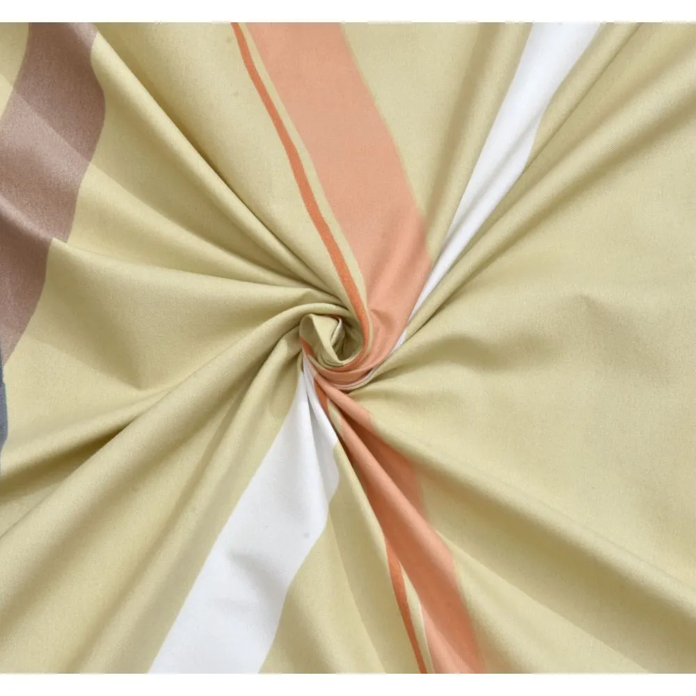 Jaipur Fabric Classy Crossing Lines Super Soft Polymix Double Bedsheet Grey