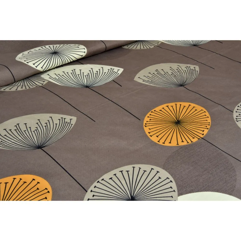 Jaipur Fabric Dandelion Designer Gray Super Soft Double Bedsheet