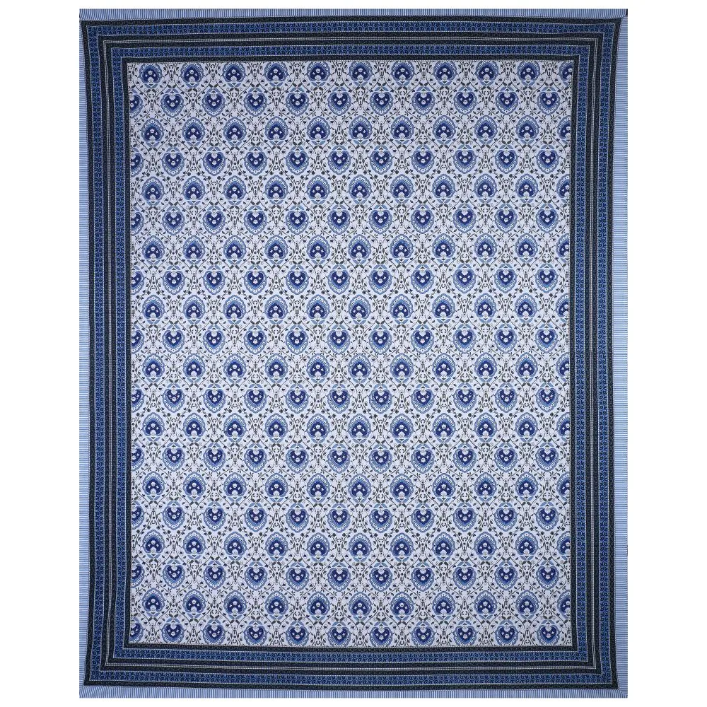 Jaipur Fabric Flickering Bale Cotton Double Bedsheet Pink