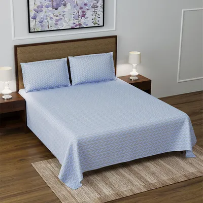 Jaipur Fabric Minimalist Designer Super Soft Double Bedsheet
