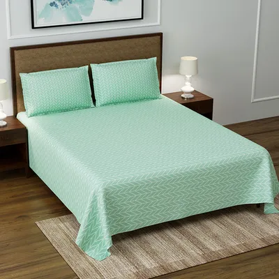Jaipur Fabric Minimalist Designer Super Soft Double Bedsheet