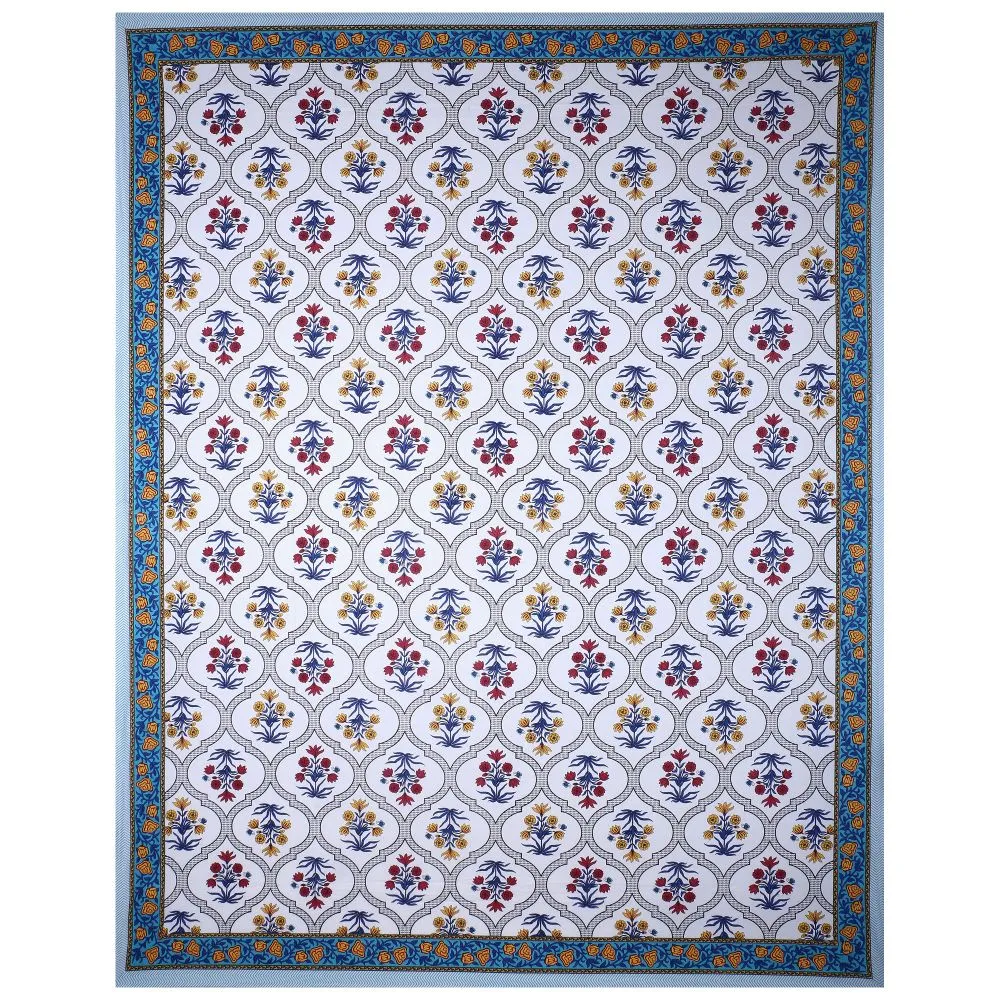 Jaipur Fabric Prime Ethnicity Cotton Double Bedsheet Pink