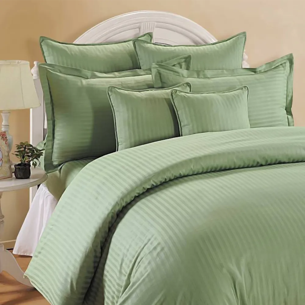 Jaipur Fabric Self Design 300 TC King Size Pure Cotton Satin Slumber Double Bedsheet With 2 Pillow Covers Navy Blue