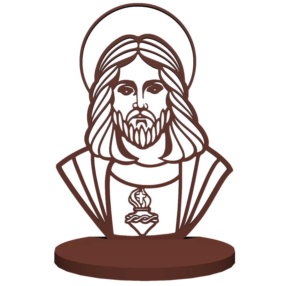 Jesus Christ Shadow Tea Light Holder