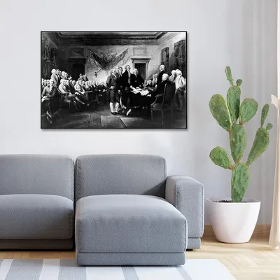 John Trumbull’s Freedom Declaration Framed Wall Art