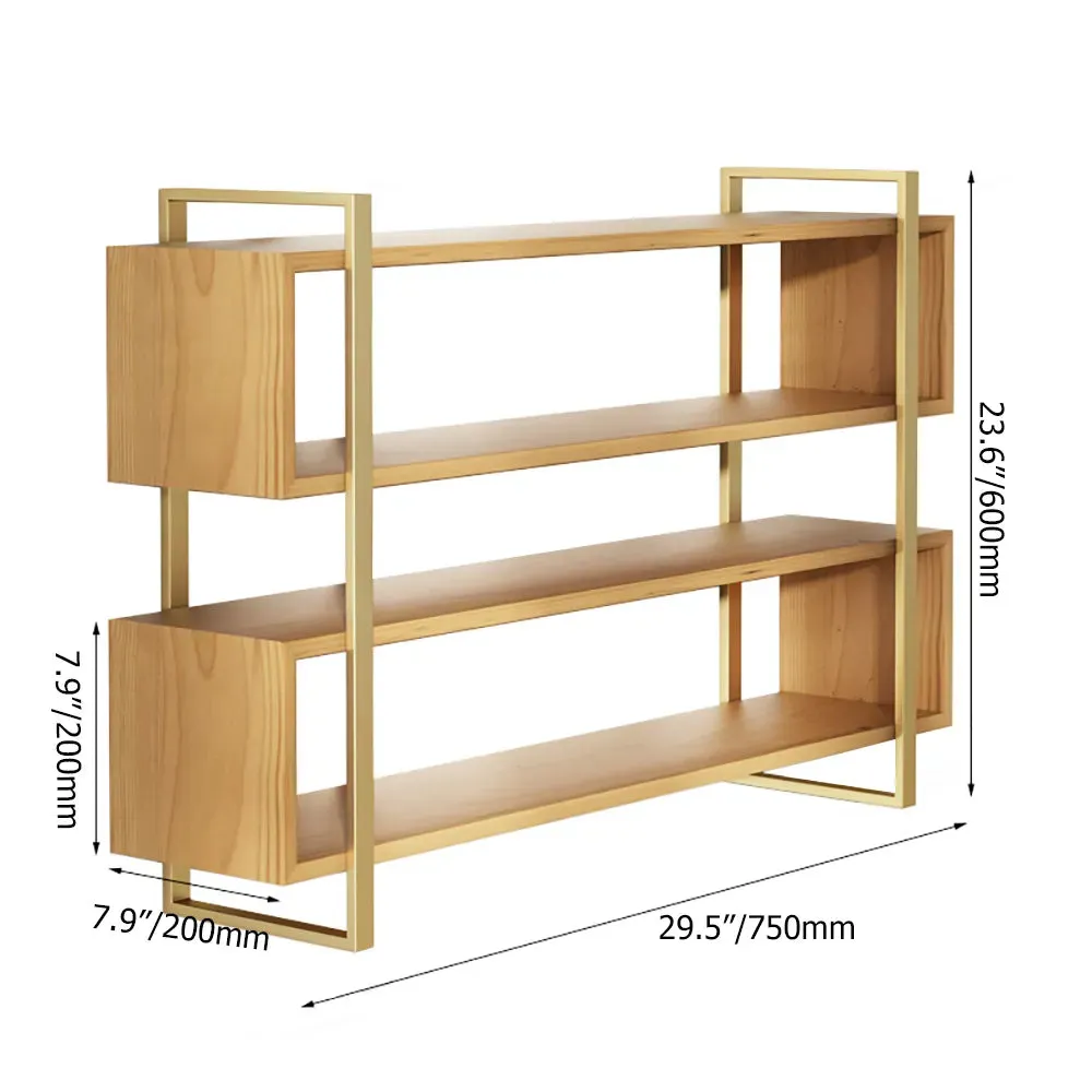Joint Designer Bookshelf In Oak Finish
