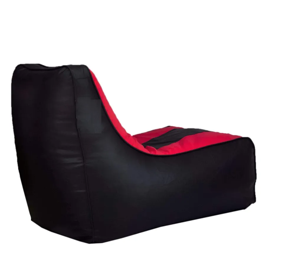 Jumbo Black & Hot Pink  Lounge Bean Bag Cover