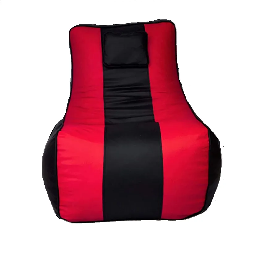 Jumbo Black & Hot Pink  Lounge Bean Bag Cover