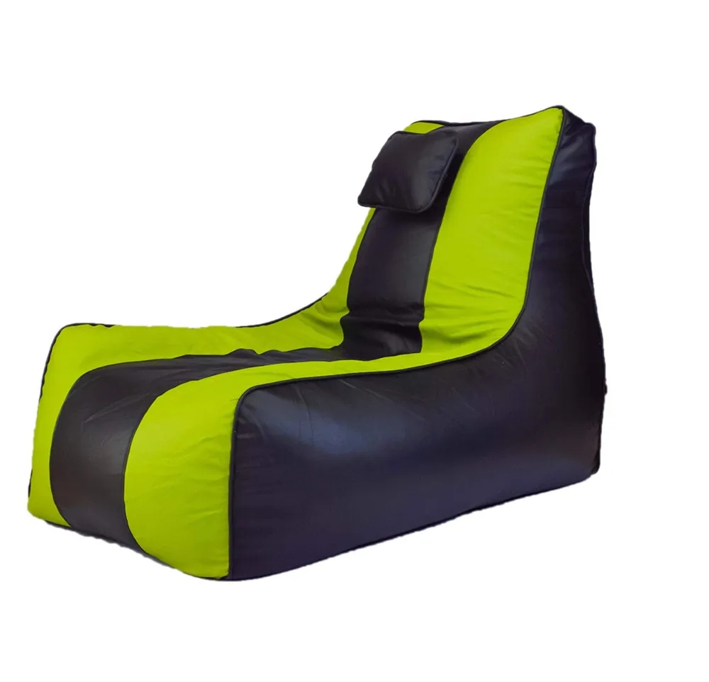 Jumbo Black & Neon Lounge Bean Bag Cover