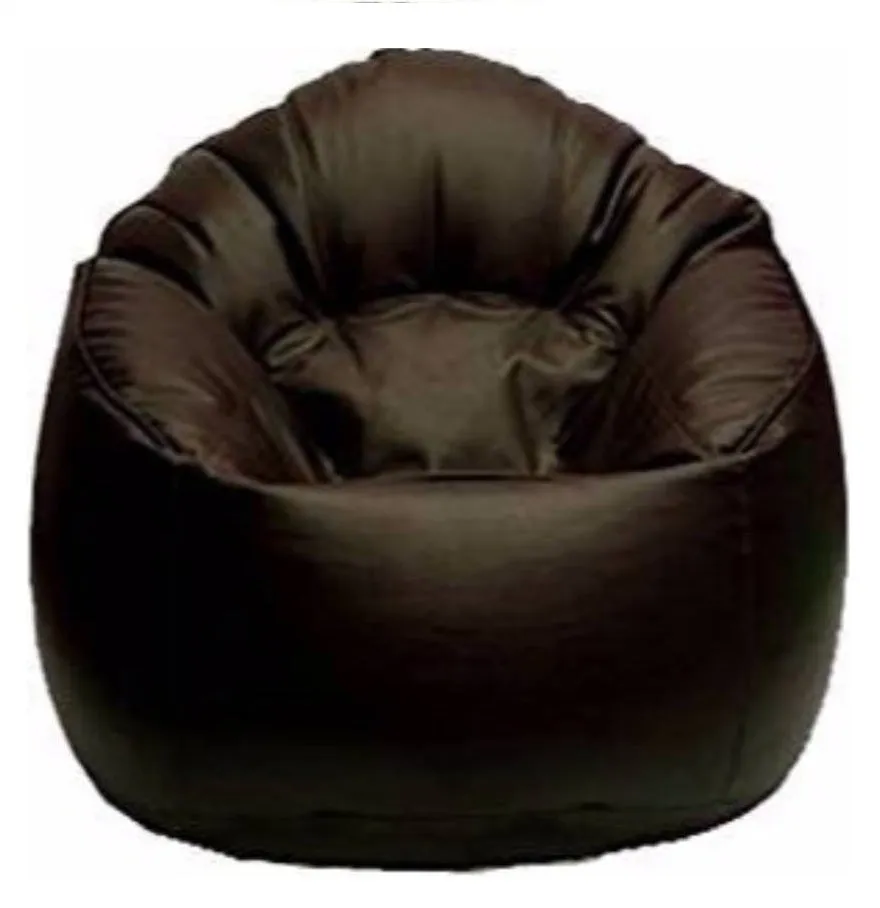 Jumbo Chair/ Muddha Chocolate Brown Cushiony Bean Bag Cover