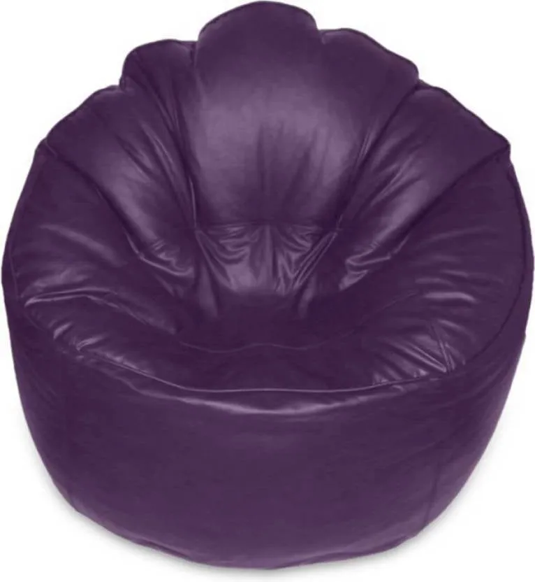 Jumbo Chair/ Muddha Purple Cushiony Bean Bag Cover