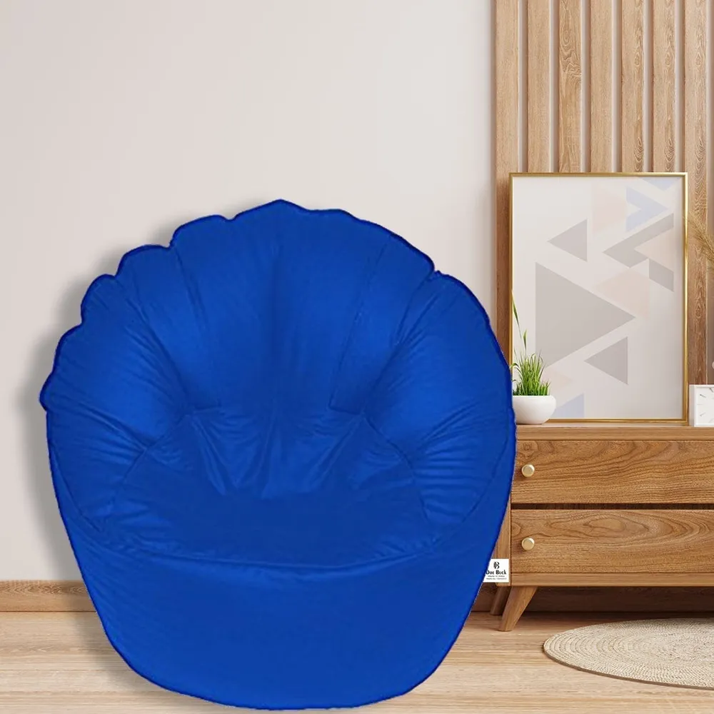 Jumbo Chair/ Muddha Royal Blue Cushiony Bean Bag Cover