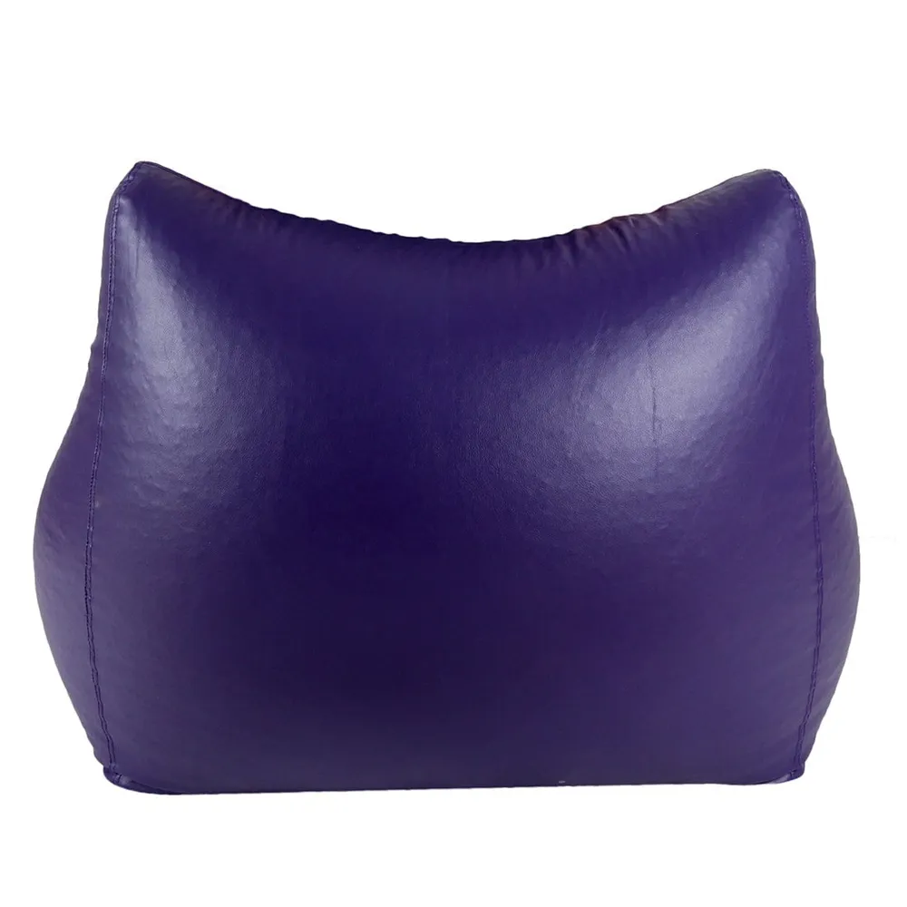 Jumbo Chair Purple Cushiony Armchair Bean Bag Cover