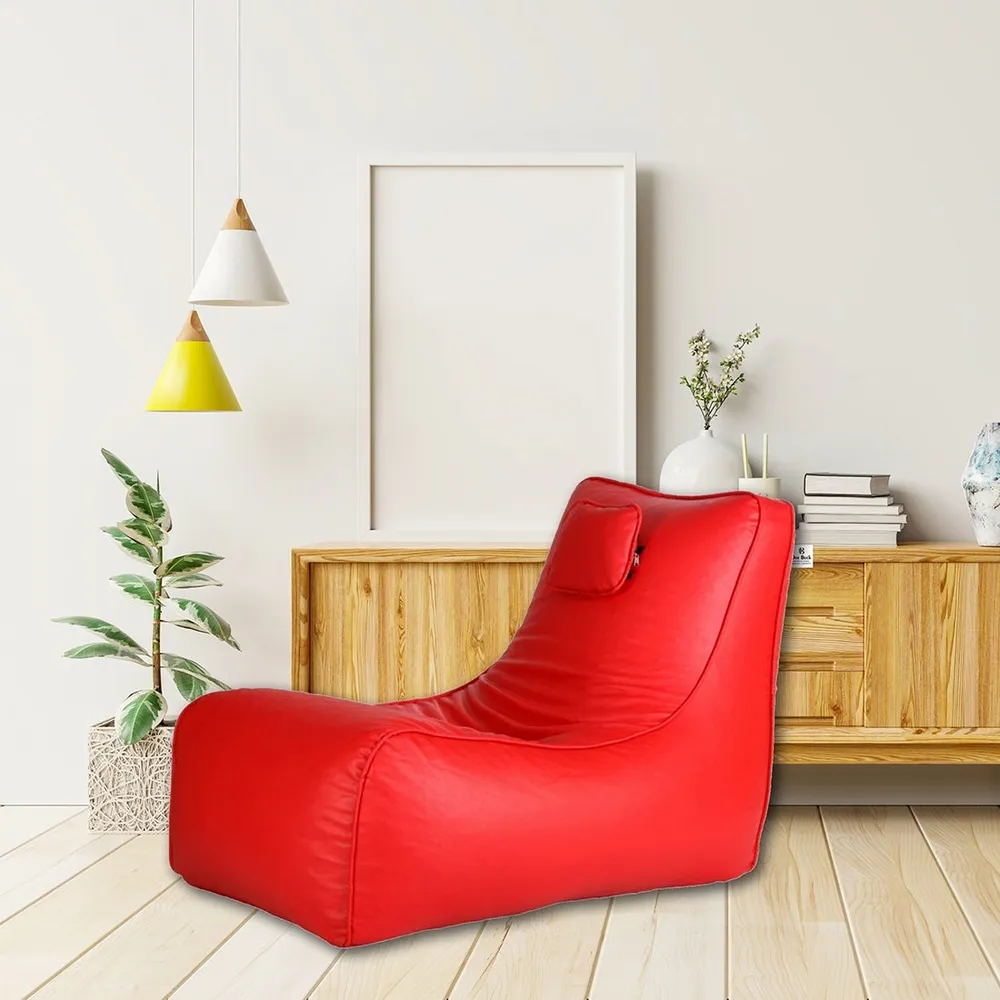 Jumbo Orange Lounge Bean Bag Cover