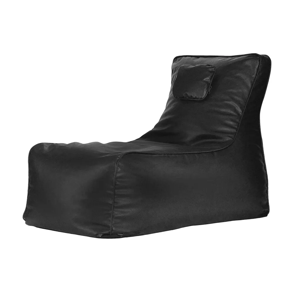 Jumbo Rich Black Lounge Bean Bag Cover