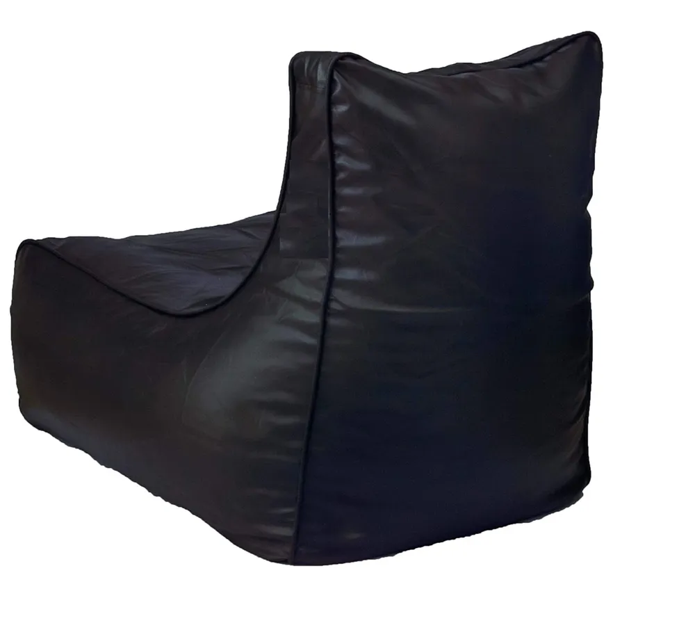 Jumbo Rich Black Lounge Bean Bag Cover