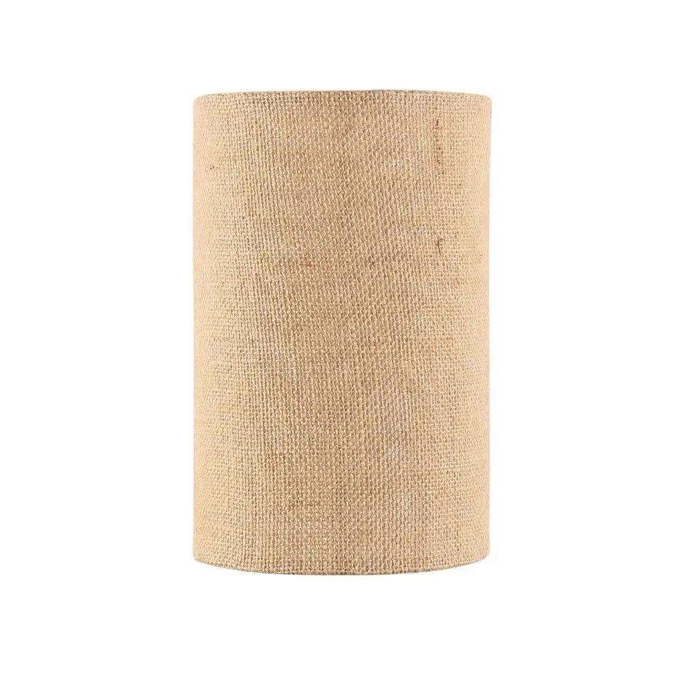 Jute Beige Small Wall Light Fixture Single Piece