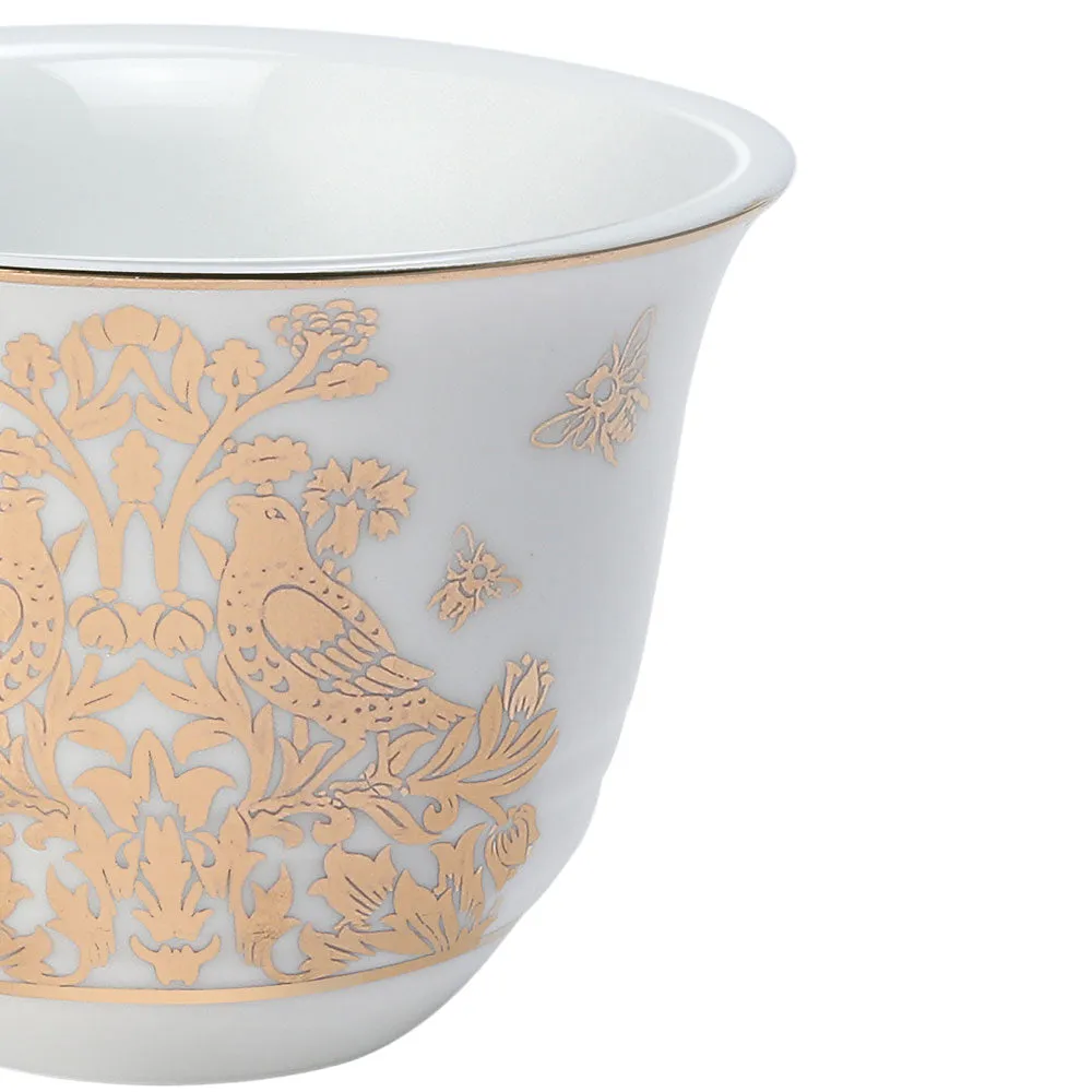 Kashmiri Style Designer Kawa Cups Set Of 6
