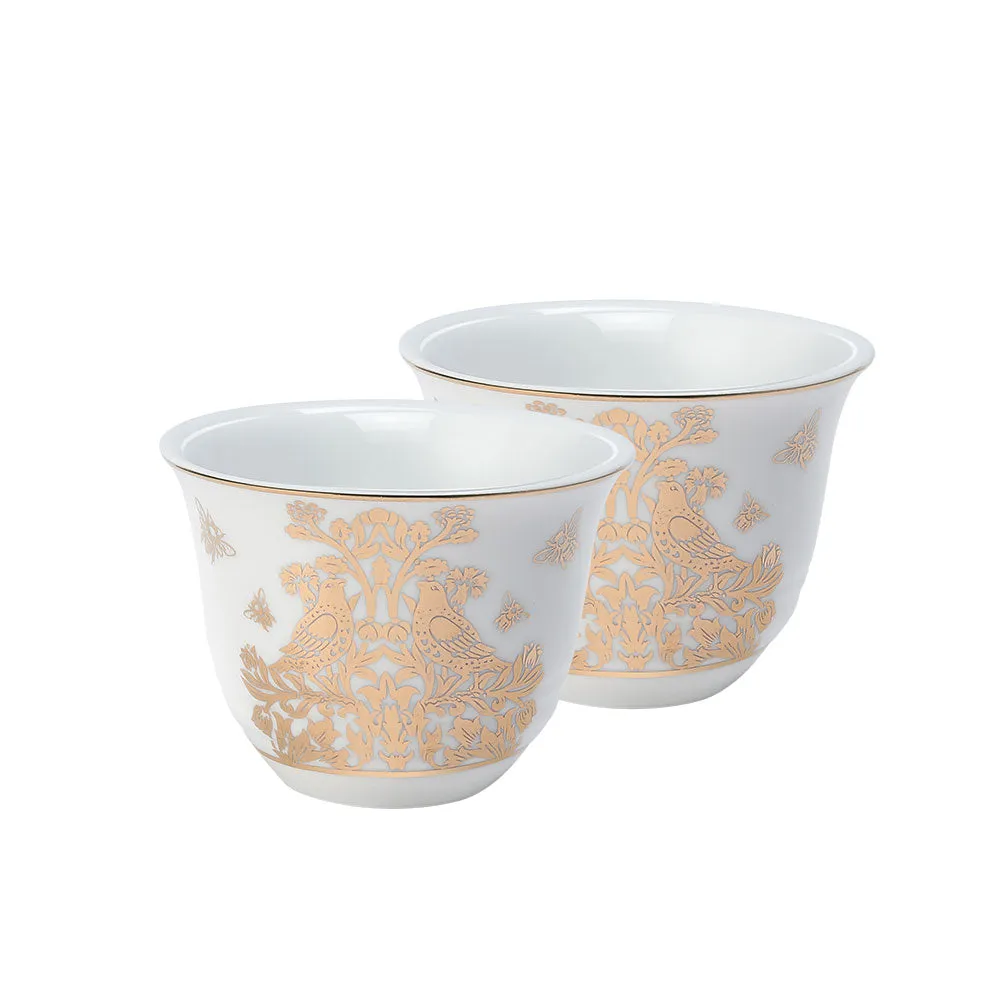 Kashmiri Style Designer Kawa Cups Set Of 6